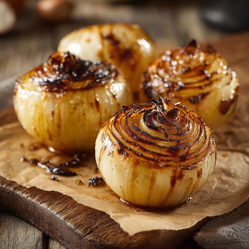 Gegrillte Zwiebeln Süß