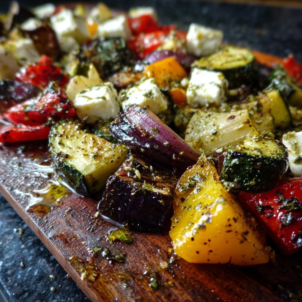 Kalorienarmes Ofengemüse Mit Feta