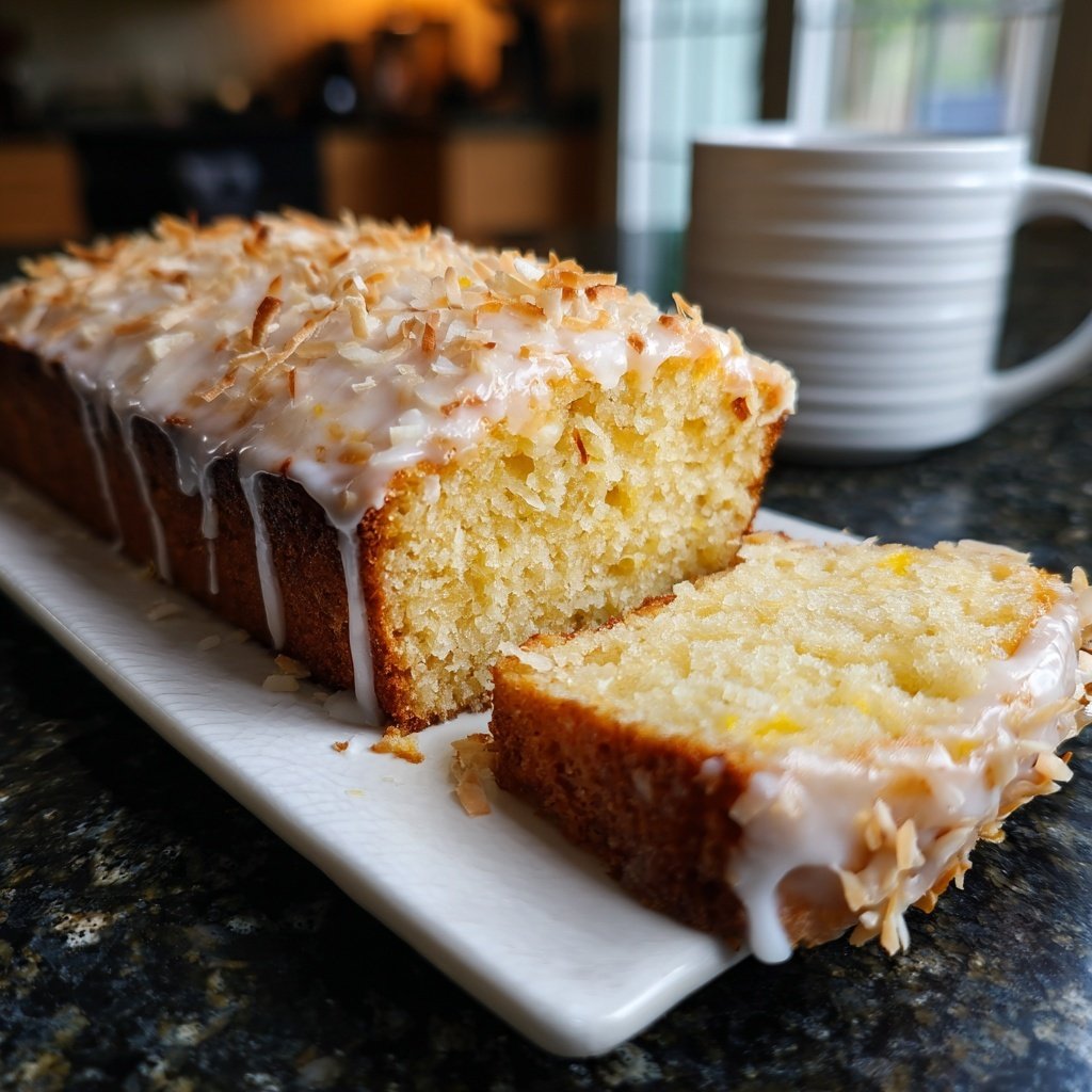 Zitronenkuchen mit Kokosmehl