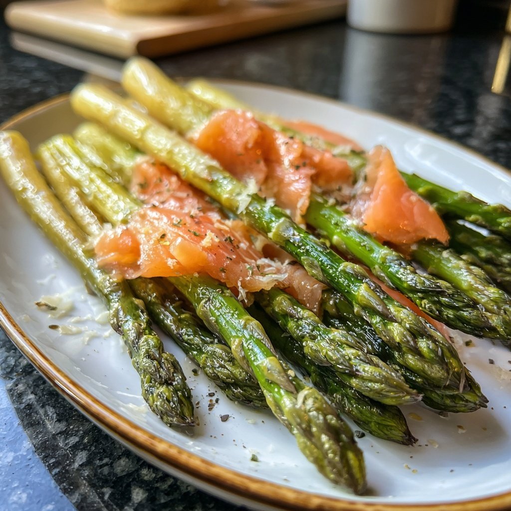 Grüner Spargel Mit Lachs