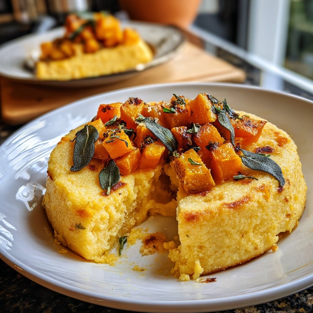 Polenta mit Kürbis und Salbei