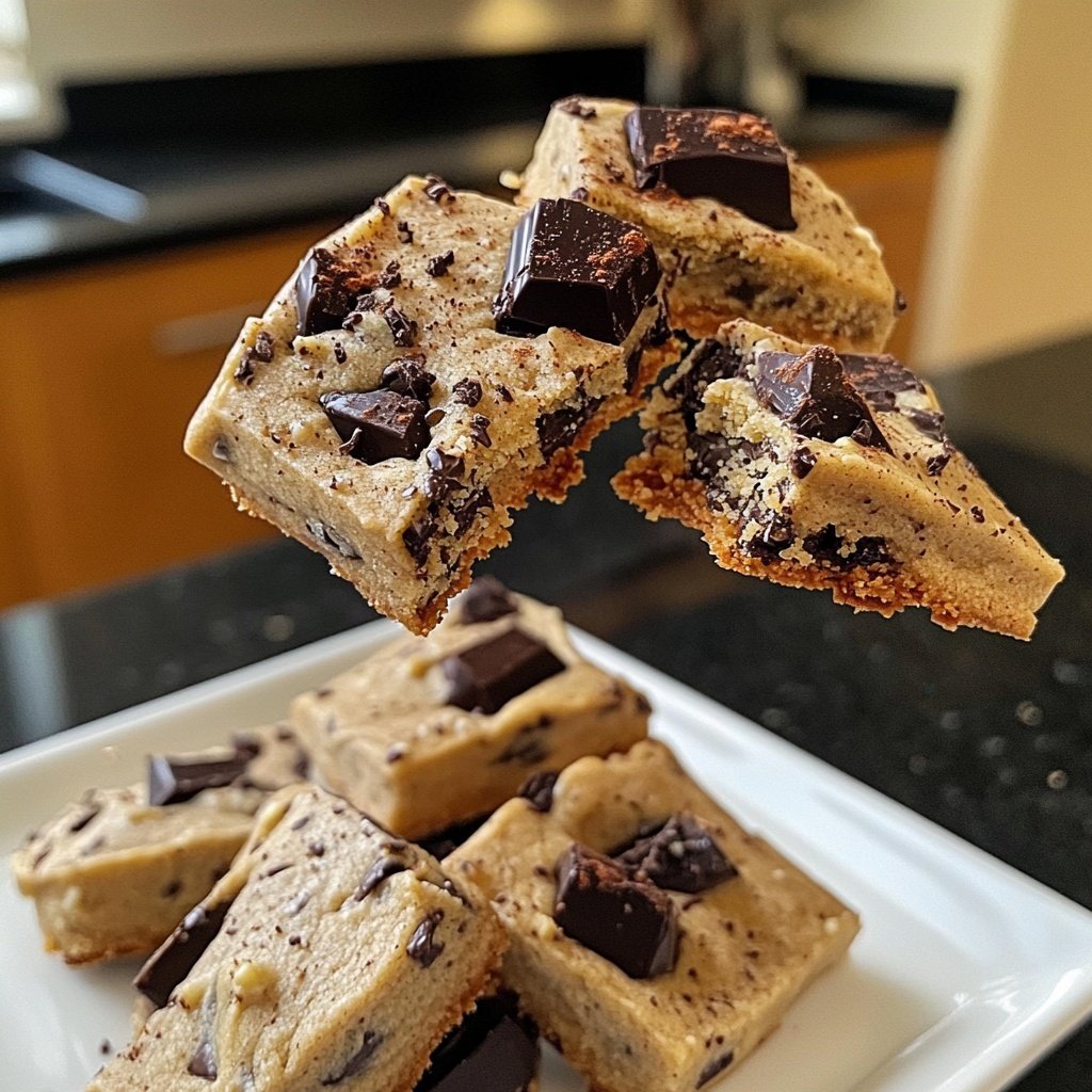 Weiche Mandel-Zimt-Cookies mit dunkler Schokolade