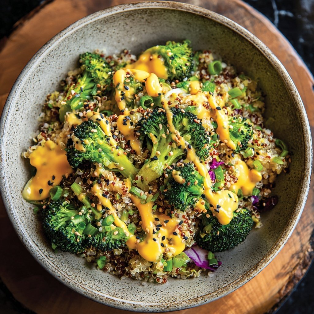 Kalorienarme Quinoa Bowl Mit Brokkoli