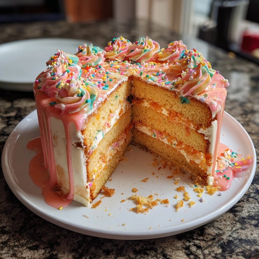 Geburtstagskuchen für viele Gäste