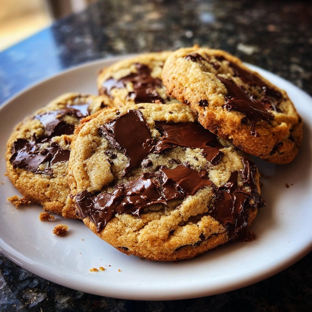 Cookies mit dunkler Schokolade