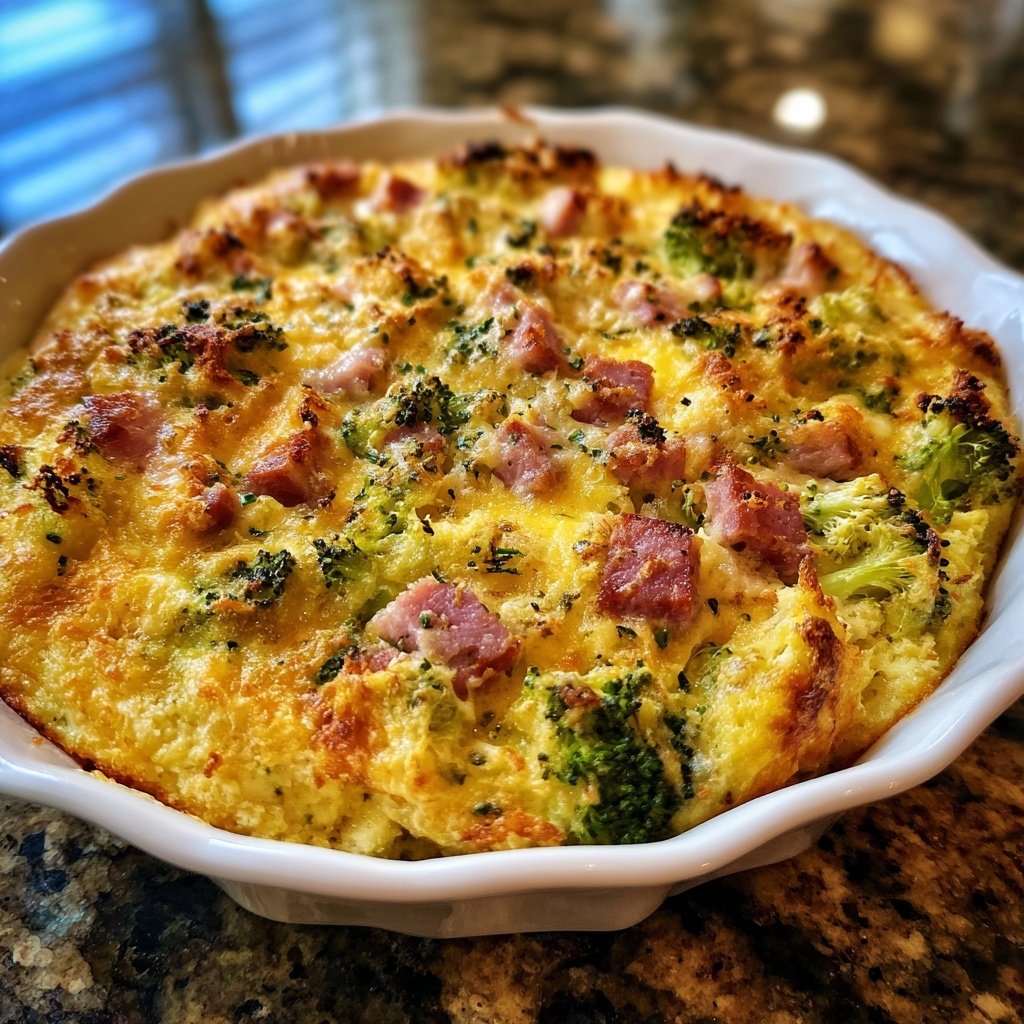 Brokkoli Auflauf Mit Schinken